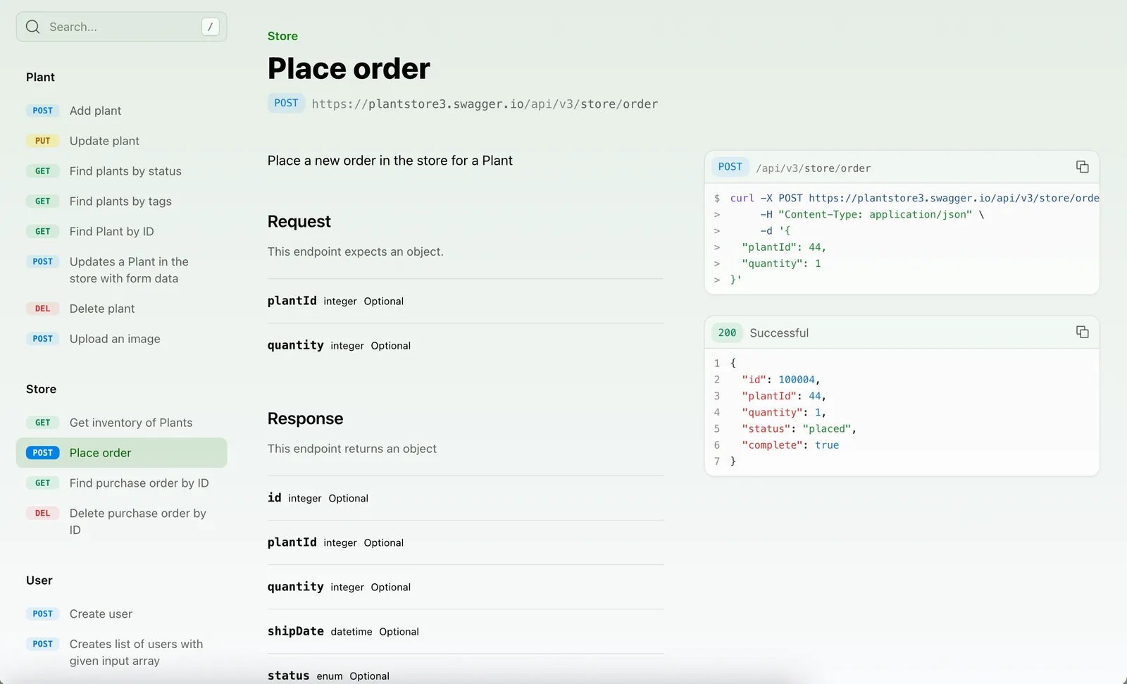 Flattened API Reference