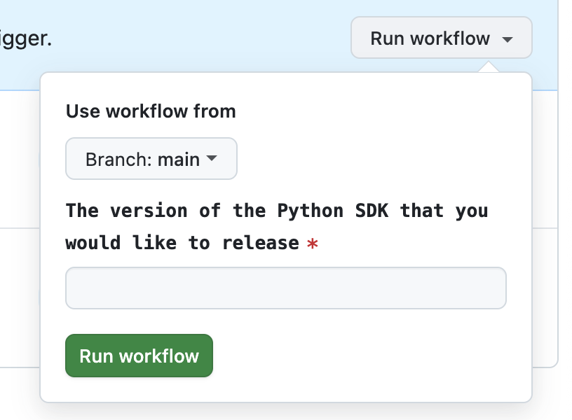 运行 Python 发布工作流程