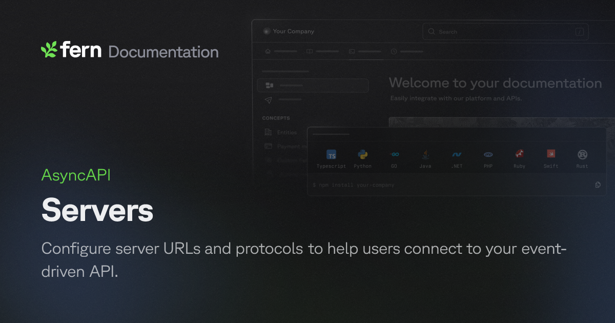 Servers | Fern Documentation