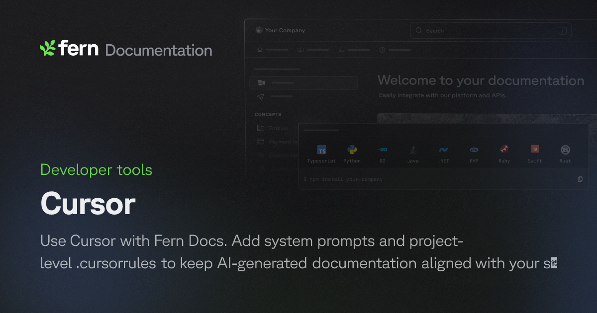 Cursor | Fern Documentation